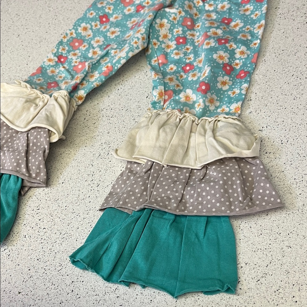 Matilda Jane Floral Ruffle Pants - Picture 2 of 4